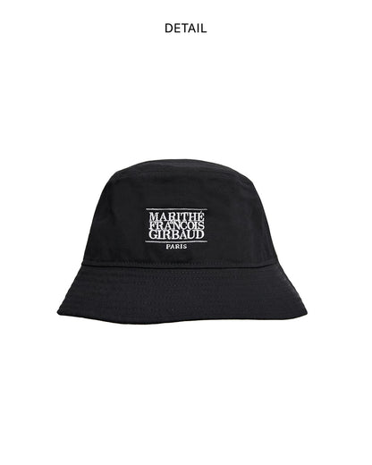 MARITHÉ FRANÇOIS GIRBAUD CLASSIC LOGO BUCKET HAT (black/ivory)