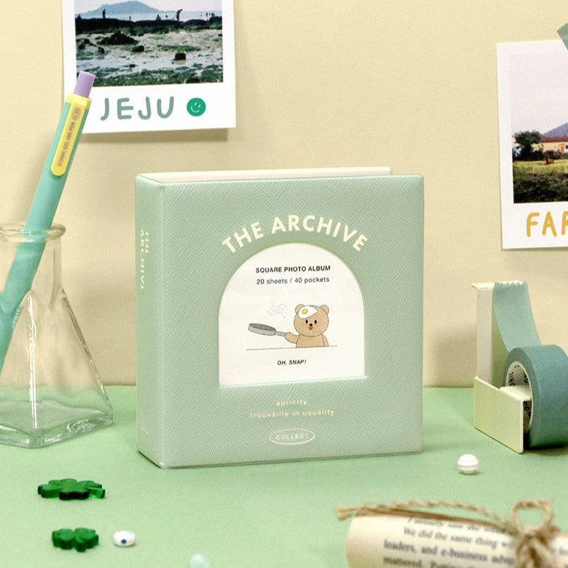 Icoinc The Archive Polaroid Square Album (4色)