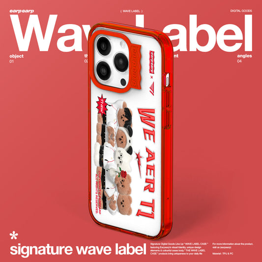 [EARP EARP X T1] WE ARE T1-RED (Wave Label Clear Case)