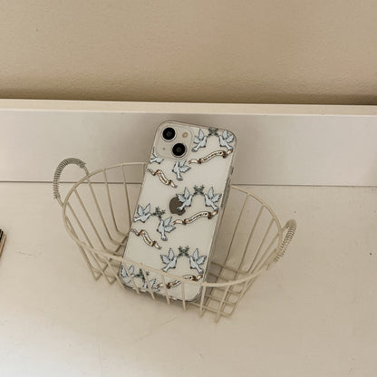 Peaceful Memory Pattern Phone Case (Clear/Tank 透明/透明Tank款)