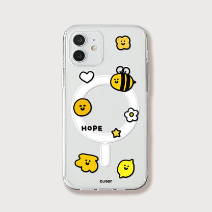 Cuter Yellow Drawing Magsafe Case