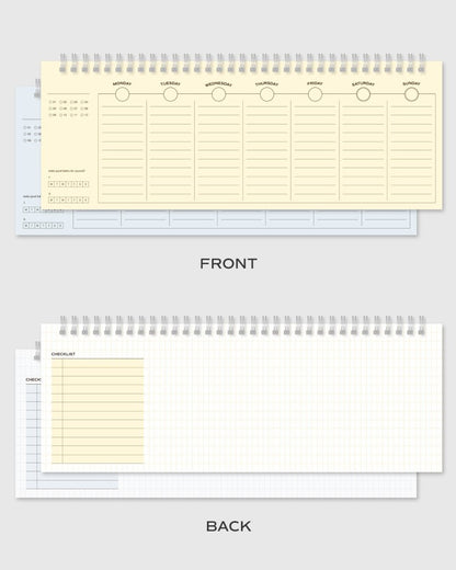 🏫 Iconic Work In Flow Planner (2色)