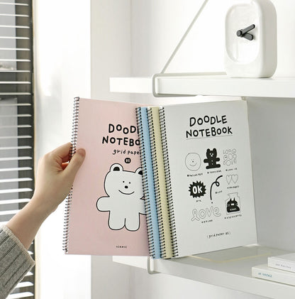Iconic Doodle Grid Notebook (05-08)