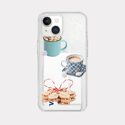 Holiday Dessert Phone Case (Clear/Tank Clear/Clear card storage)