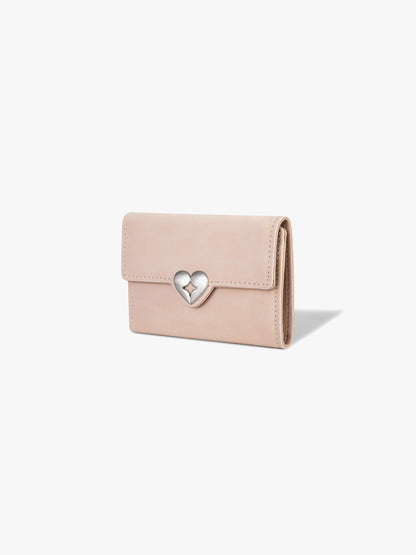 Fennec Hearty Flap Wallet - Leopard Pink