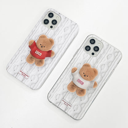 【Set】Momocase Knit Collection (Hard/Clear)+Tok