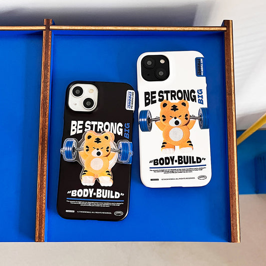 Squat Hey Tiger Phone Case (Hard/Card Storage) (2色)