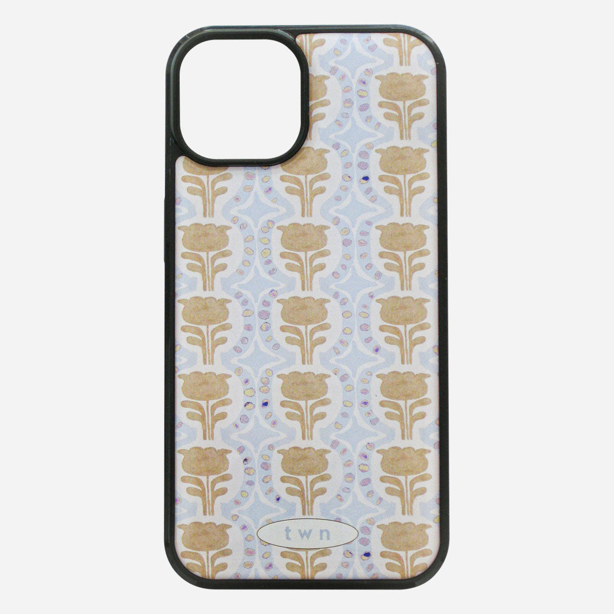 Twiner Flower(Powder blue) Phone Case (Epoxy)