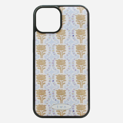 Twiner Flower(Powder blue) Phone Case (Epoxy)
