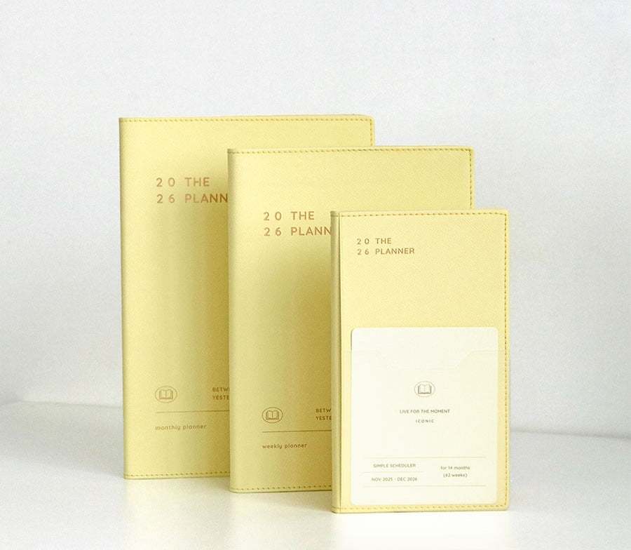 【新上架優惠】Iconic 2026 The Planner M (Weekly Diary) (4色)