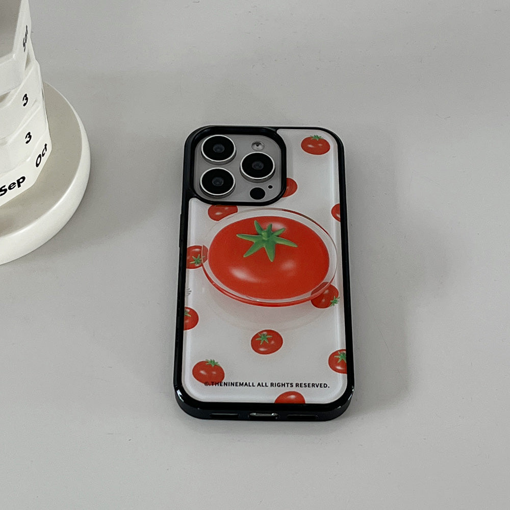 【Set】Mini Tomato Pattern (Epoxy Bumper) +  Acrylic Tok