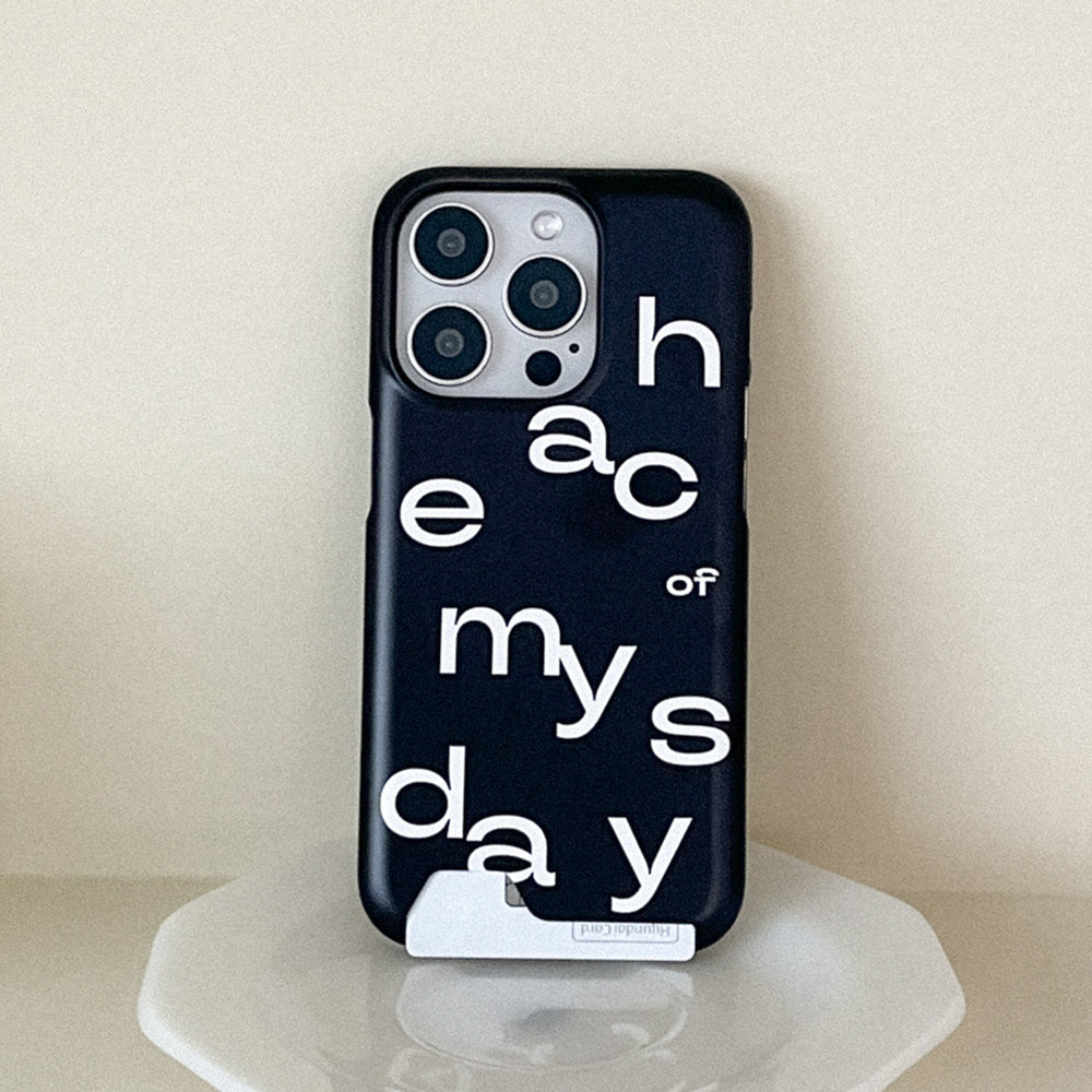 Each of Day Phone Case (Hard/Card Storage) (4色)