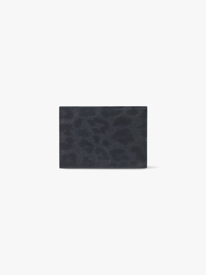 Fennec Triangle Triple Wallet - Leopard Navy