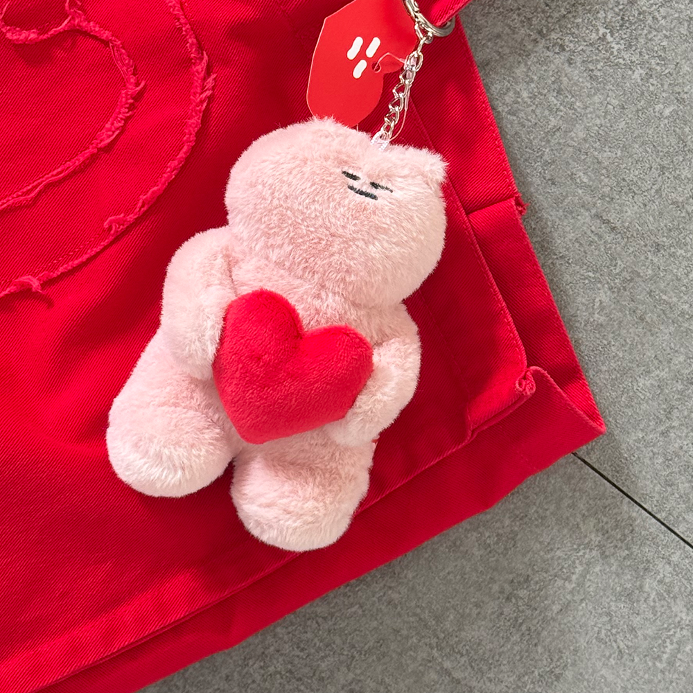 -__-SOSO Heart Doll Keyring (2色)