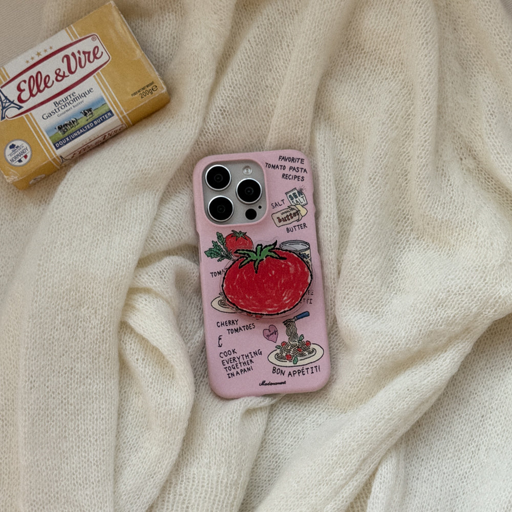Favorite Tomato Pasta Phone Case (Hard/Card Storage/Magsafe)