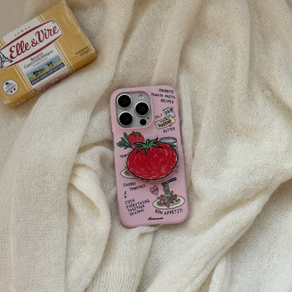 Favorite Tomato Pasta Phone Case (Hard/Card Storage/Magsafe)