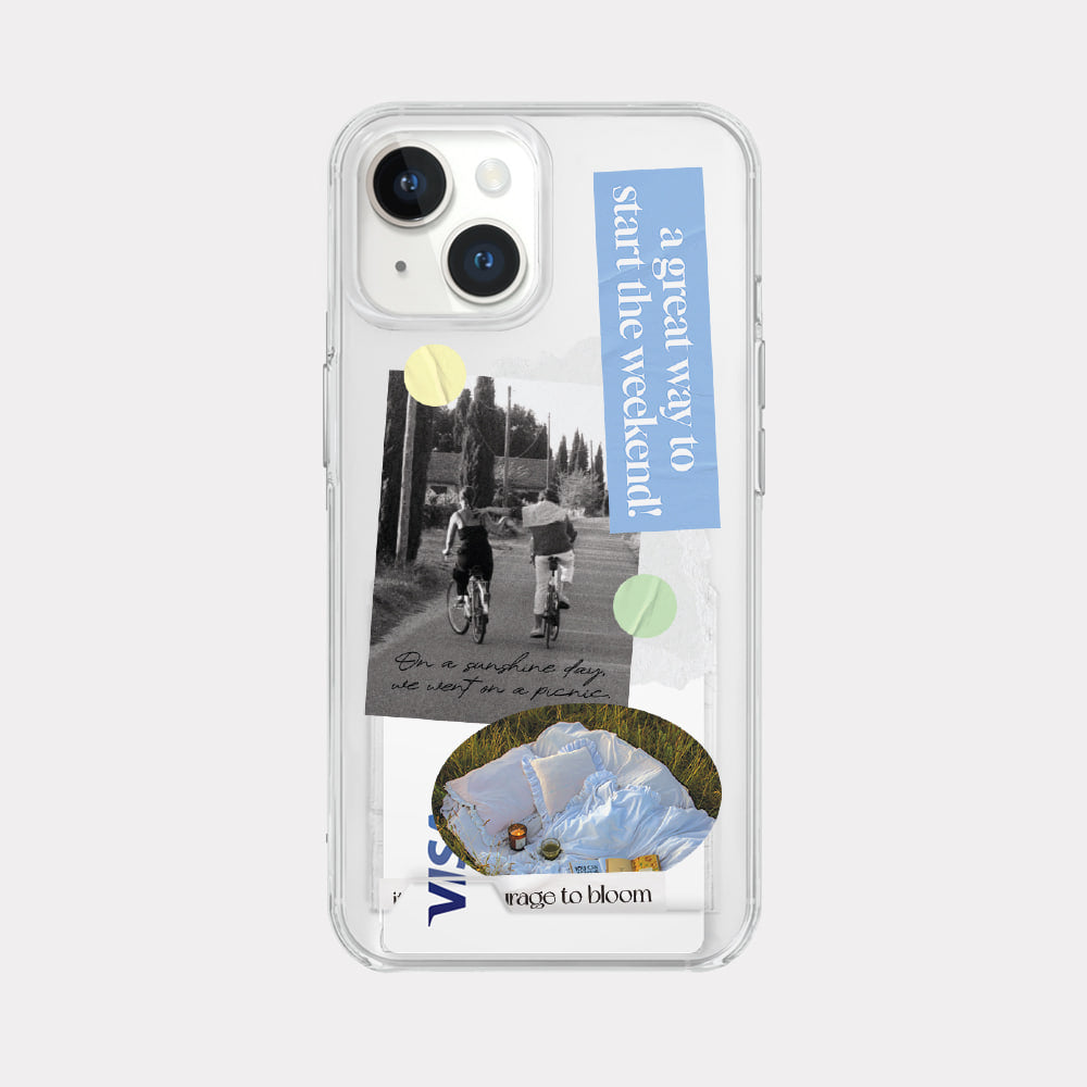 Spring Moments Sticker Phone Case (Clear/Tank Clear/Clear card storage)