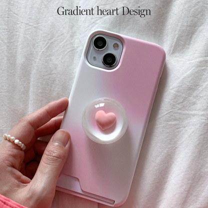 【9折加購】Mademoment Gradient Heart Resin Tok (4色)