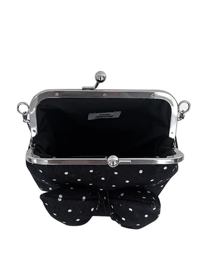 Peakdrawing [M] Cookies ribbon polkadot frame bag (2款)