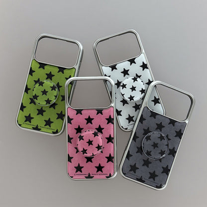 Star Fluff Phone Case (Silver bumper)