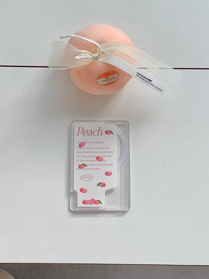 【加購價】Olivet Flat Peach Pattern Clear/Magsafe Case