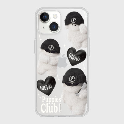 Pattern Bad Puppy Phone Case (Clear/Tank Clear 透明/透明Tank款)