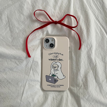 Rest At Home Butty Phone Case (Hard/Card Storage)