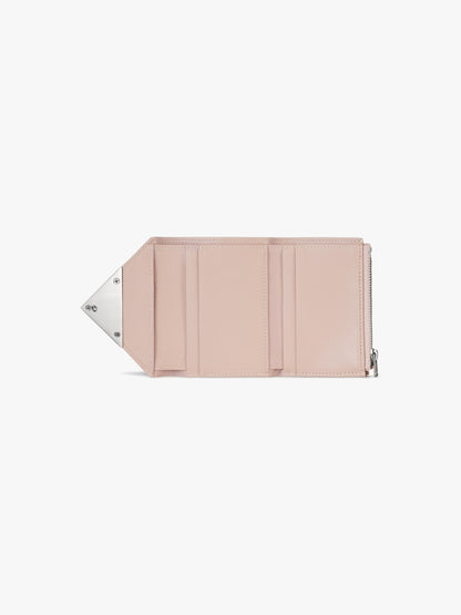 Fennec Matt Triangle Wallet - Leopard Pink