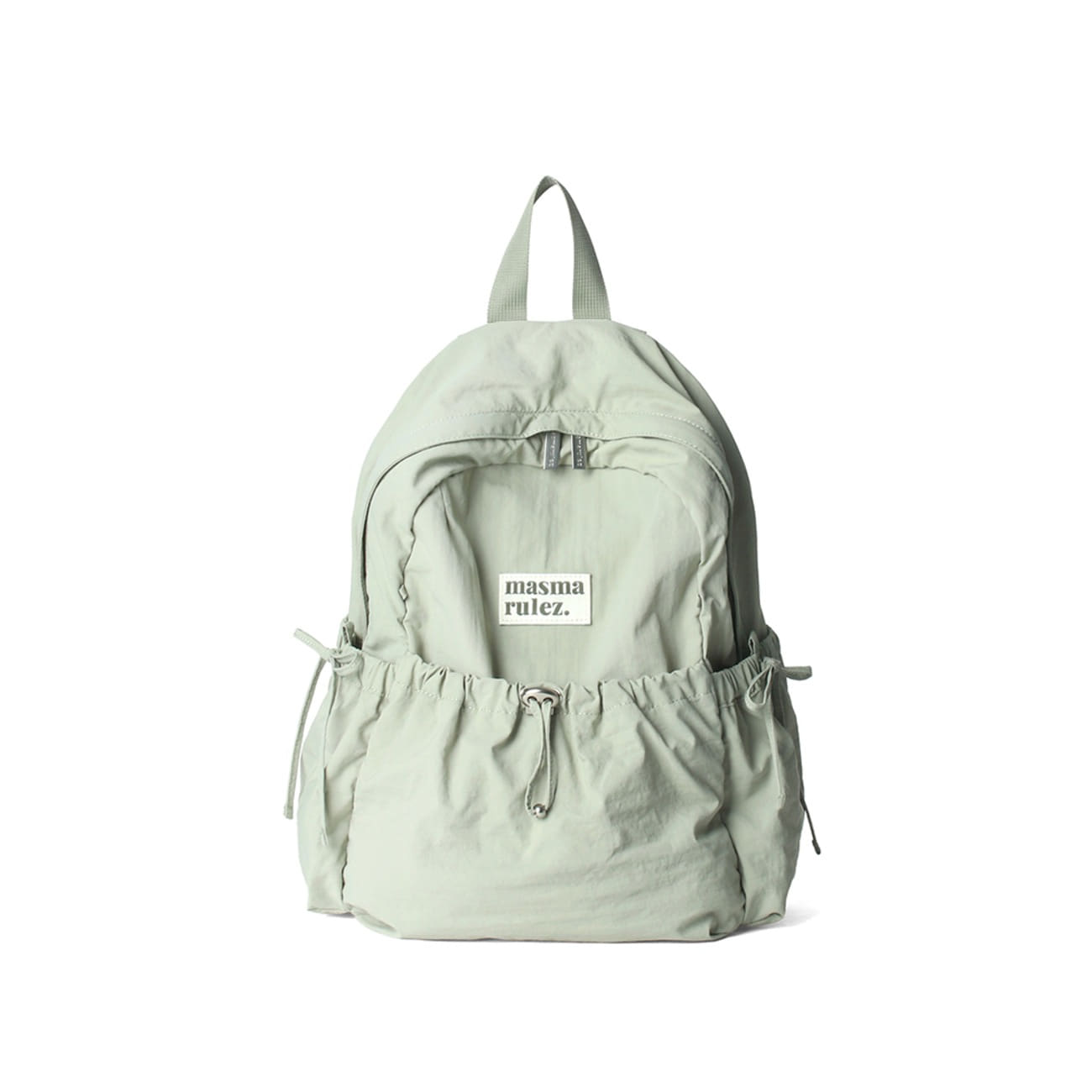 Masmarulez Mini ver. Ribbon Pocket Backpack_Fog green