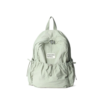 Masmarulez Mini ver. Ribbon Pocket Backpack_Fog green
