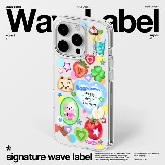 SOUR JELLY SODA-CLEAR (Wave Label Clear Case)