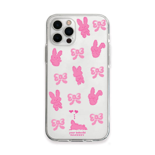 Mazzzzy Ribbon Rabbit Phone Case (Jelly/Jelly Hard/Magsafe)