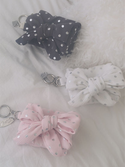 Cozing Ribbon Wallet_dot (3色)