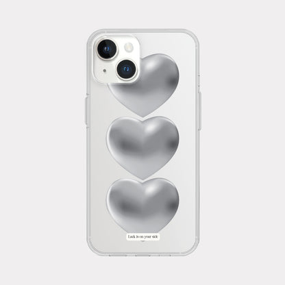 Lucky Heart Phone Case (Clear/Tank Clear/Clear card storage)