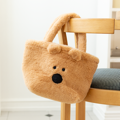 Dinotaeng Fluffy Bag (Quokka/Marsh)