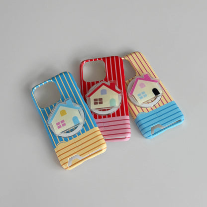 【Set】Pajamas Stripe Pattern (Magsafe Card Storage) + Magsafe Tok