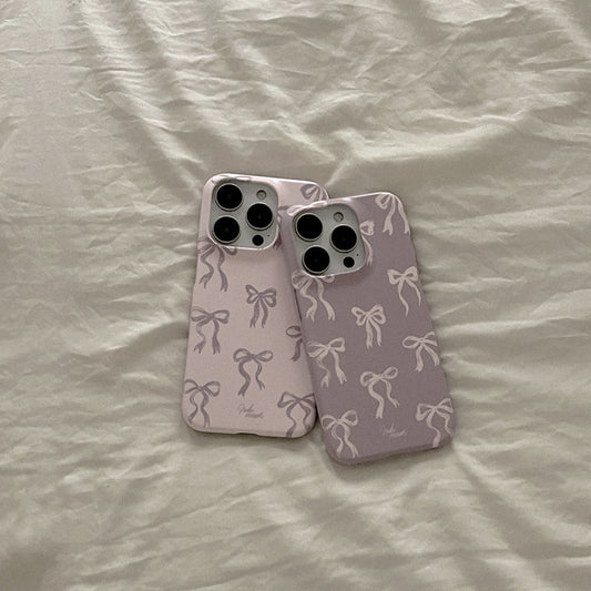 Ballet Ribbon Phone Case (Hard/Card Storage/Magsafe) (2色)