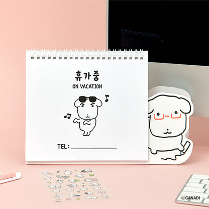 Ganadi 2027 Desk Calendar