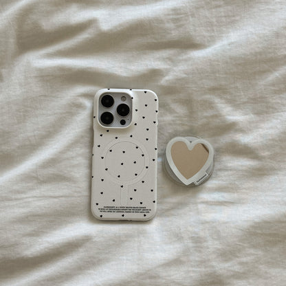 Dotty Love Phone Case (Hard/Card Storage/Magsafe) (4色)