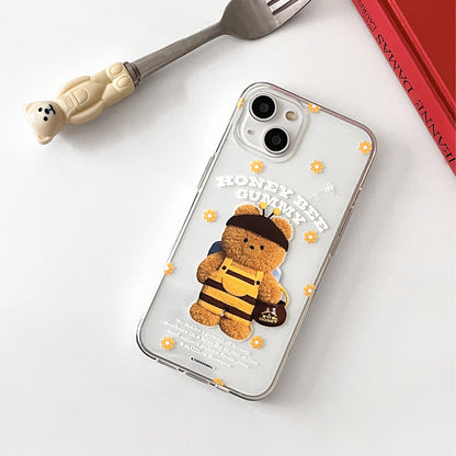 Honey Bee Gummy Phone Case (Clear/Tank Clear/Clear Card Storage)