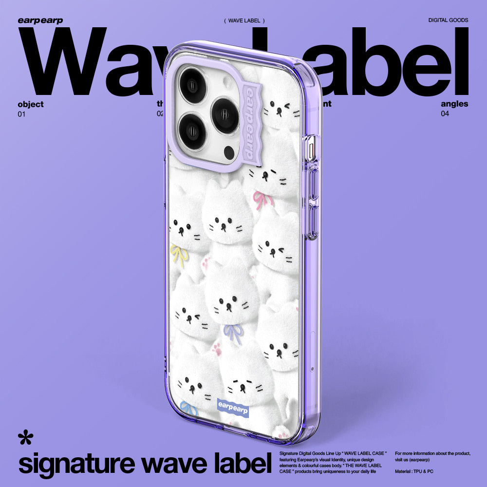 SOFT CHICHI-PURPLE (Wave Label Clear Case)