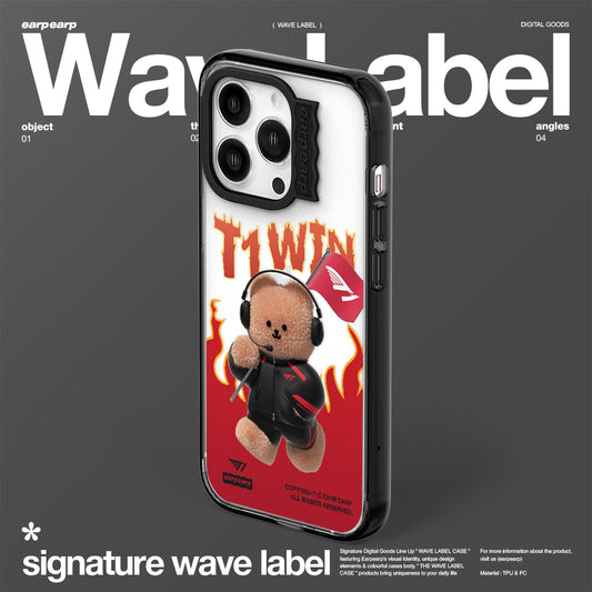 [EARP EARP X T1] WINNER COVY-BLACK (Wave Label Clear Case)