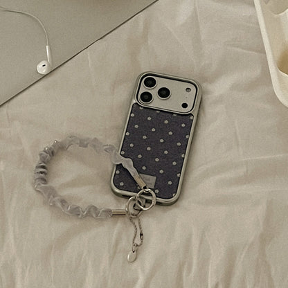 【Set】MM (Silver Bumper Case)+ Pure Silk 手機繩 (3色)