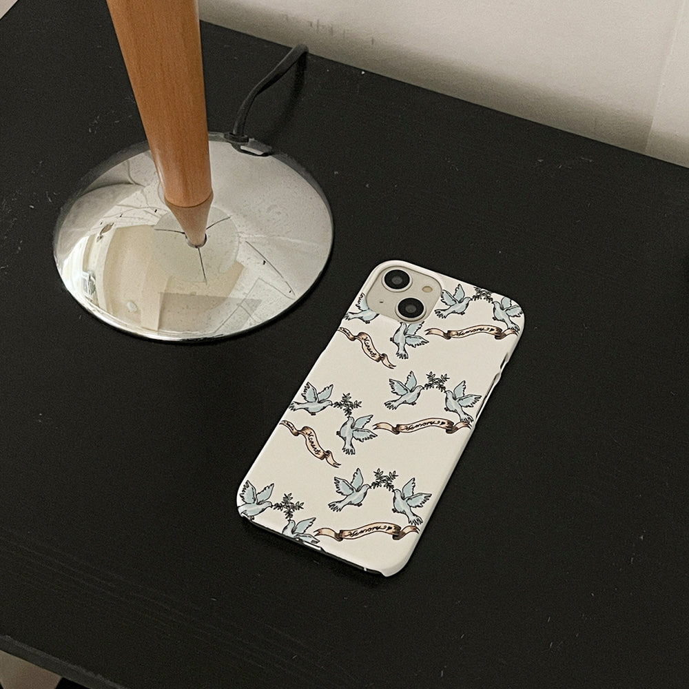 Peaceful Memory Pattern Phone Case (Hard 普通硬殼) (2色)