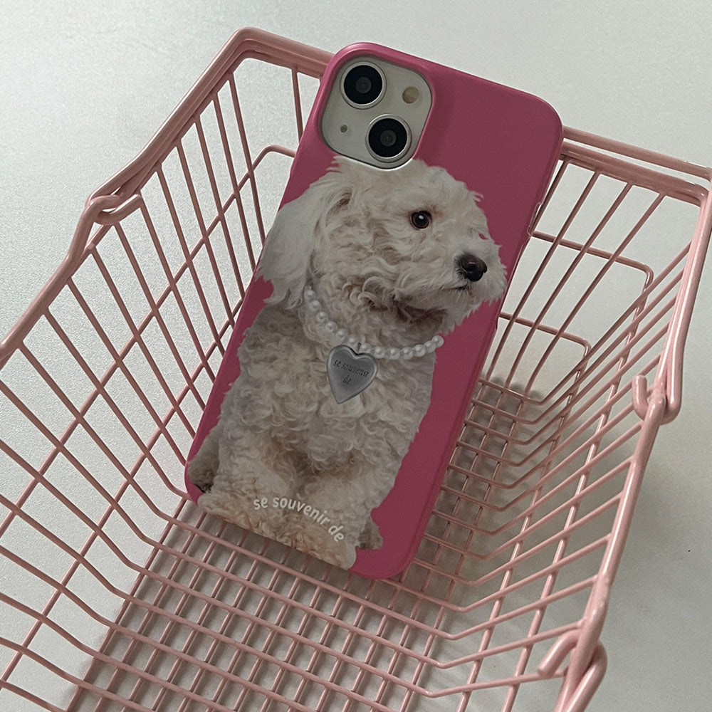 Puppy Souvenir Pendant Phone Case (Hard 普通硬殼) (2色)