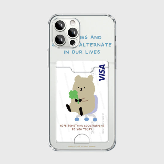 547 Lucky Quokka (Card Pocket Jelly Case 透明插卡款)