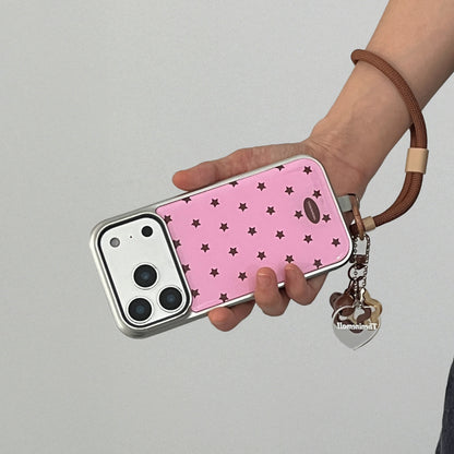 【Set】Star Sprinkle (Silver Bumper Case)+手機繩