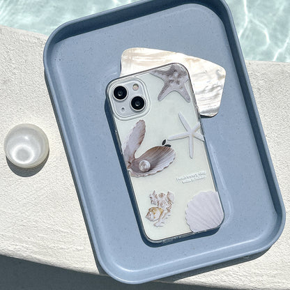 Vintage Shell Phone Case (Clear/Tank 透明/透明Tank款) (2色)