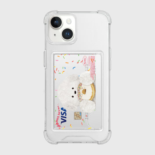 Sprinkle Donut Ppokku Phone Case (Card Pocket)