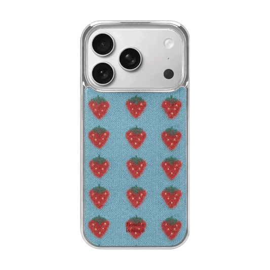 Midmaly Strawberry Phone Case (Silver Bumper)